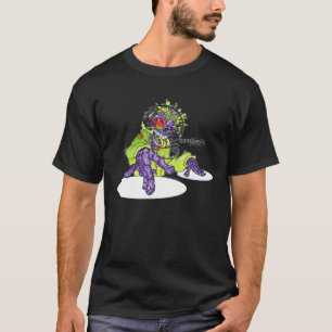 Zombie Skull Ghost Costume For Rave EDM Tech Calac T-Shirt