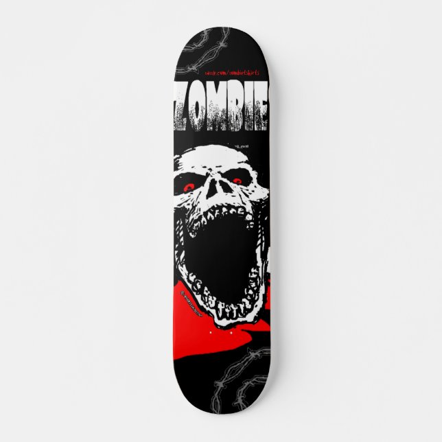 Zombie Skull Skateboard (Front)
