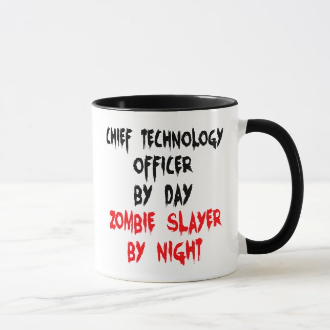 Zombie Slayer Chief Technology Officer Mug (Right)