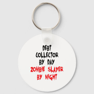 Zombie Slayer Debt Collector Key Ring