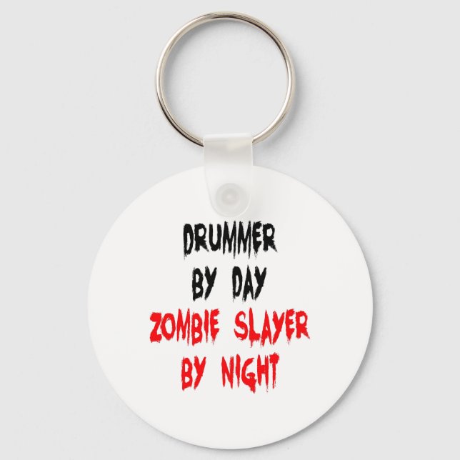 Zombie Slayer Drummer Key Ring (Front)