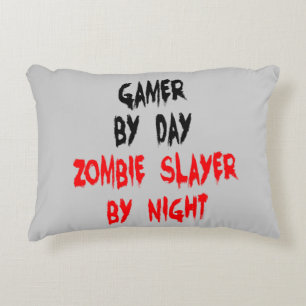 Zombie Slayer Gamer Decorative Cushion