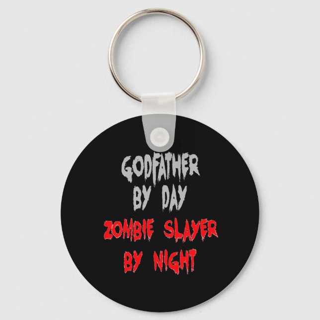 Zombie Slayer Godfather Key Ring (Front)