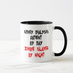 Zombie Slayer Kidney Dialysis Patient Mug