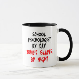 Zombie Slayer School Psychologist Mug