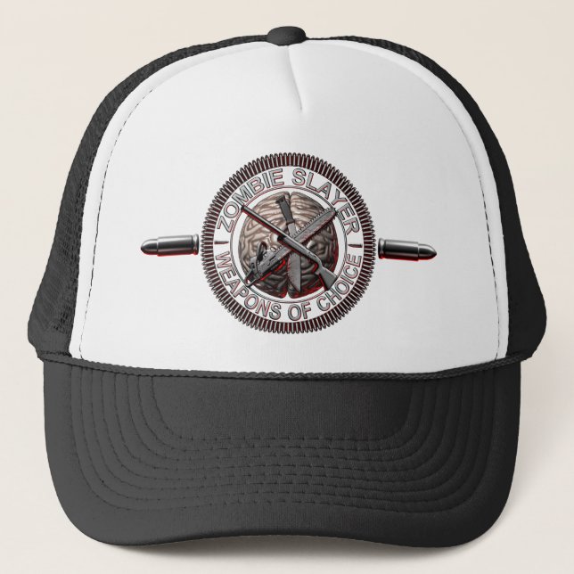 Zombie Slayer Trucker Hat (Front)