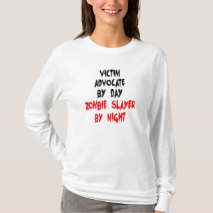 Zombie Slayer Victim Advocate T-Shirt