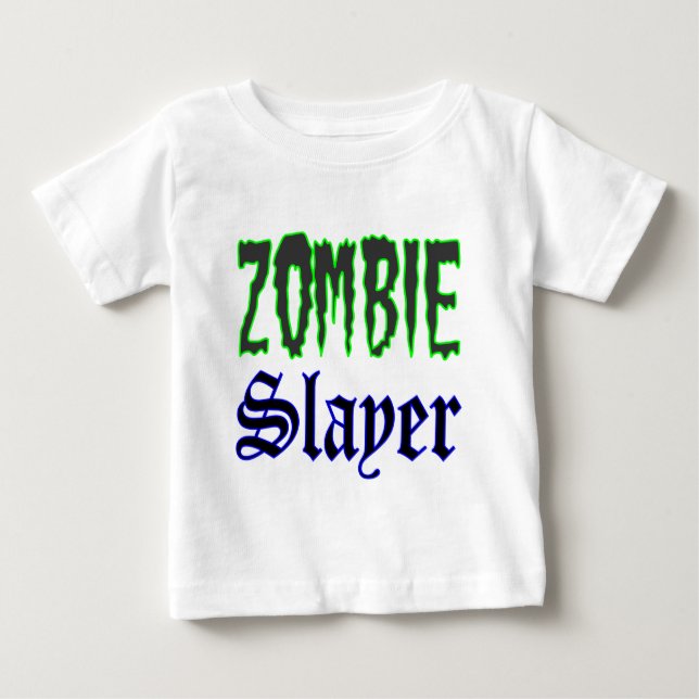 Zombie Slayer  Zombie T Shirts (Front)