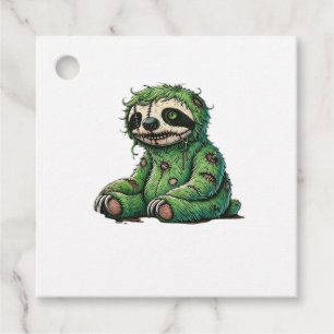 Zombie Sloth Halloween Zombie Sloth Zombie Lover C Favour Tags