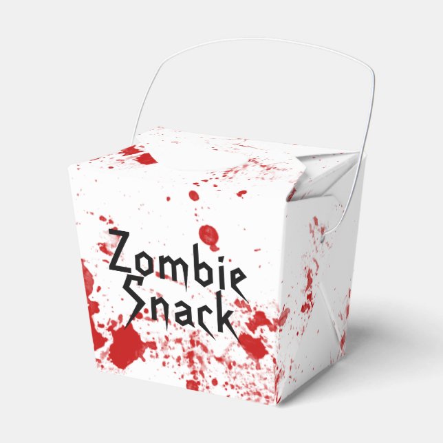 Zombie Snack Favour Box (Front Side)