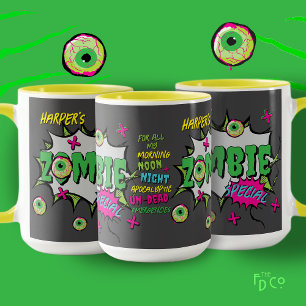 Zombie Special Ghoulishly Fun Personalised  Mug