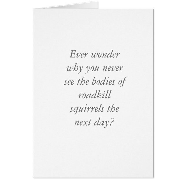 Zombie Squirrel (Front)