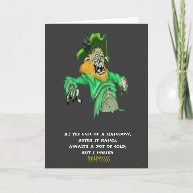 zombie st. patricks day card (Front)