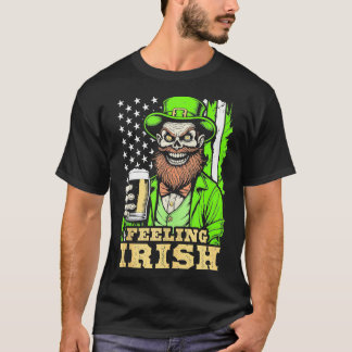 Zombie St Patricks Day Feeling Irish Funny Beer US T-Shirt