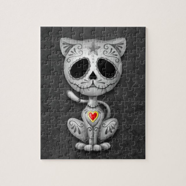 Zombie Sugar Kitten, dark Jigsaw Puzzle (Vertical)