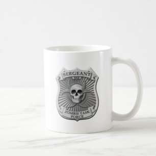 Zombie Task Force - Sergeant Badge Coffee Mug