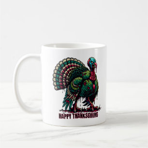 Zombie Thanksgiving Turkey Coffee Mug