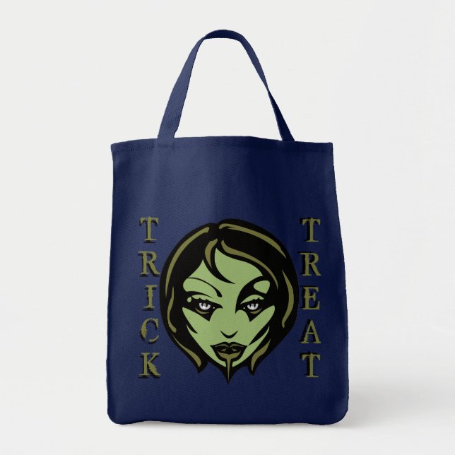 Zombie Tote Bag Halloween Zombie Bag (Front)