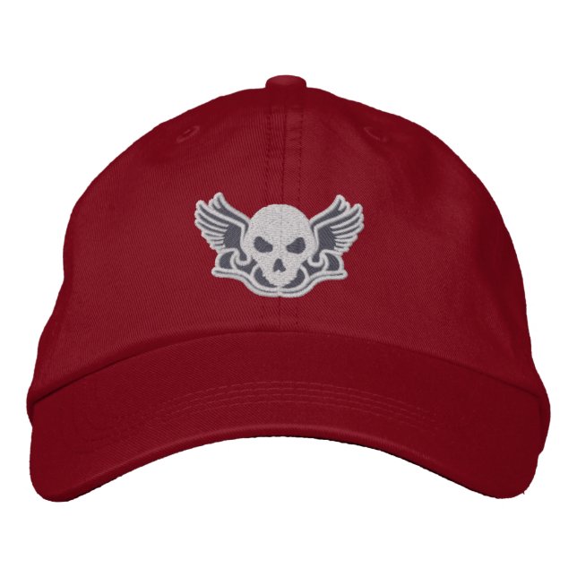Zombie Track Club Grey Embroidered Hat (Front)