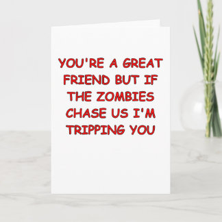 Zombie Trip Card