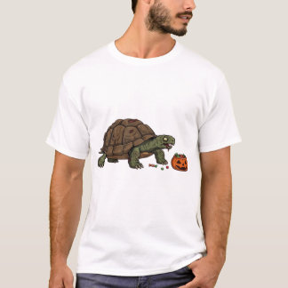 Zombie Turtle Candy Crawl - Spooky Slow Halloween T-Shirt
