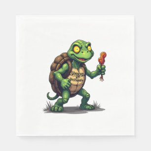 Zombie Turtle Napkin