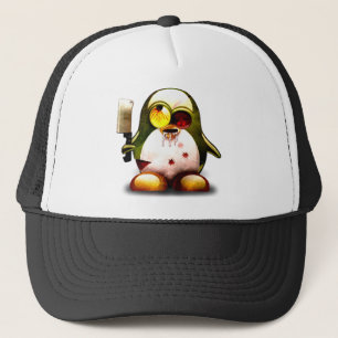 Zombie Tux (Linux Tux) Trucker Hat