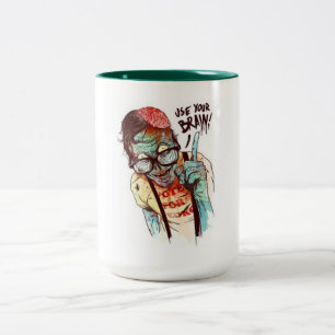 ZOMBIE Two-Tone COFFEE MUG