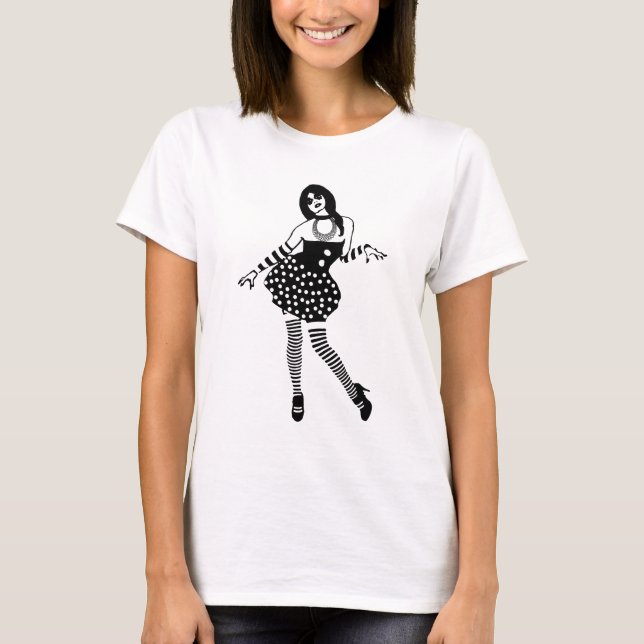Zombie Undead Girl Monster Original Sci Fi Art T-Shirt (Front)