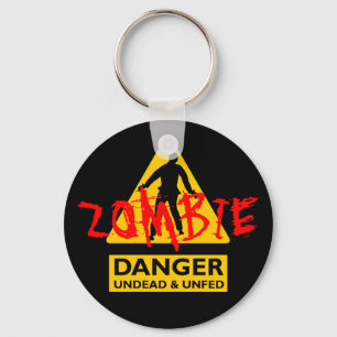 Zombie Undead & Unfed Key Ring