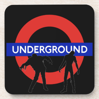 Zombie Underground Cork Coasters