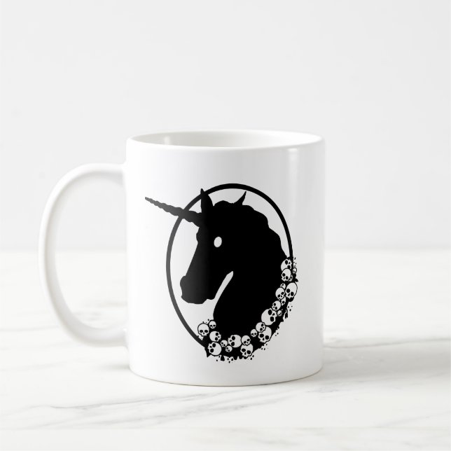 Zombie Unicorn Coffee Mug (Left)