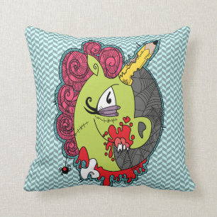 Zombie Unicorn Pillow