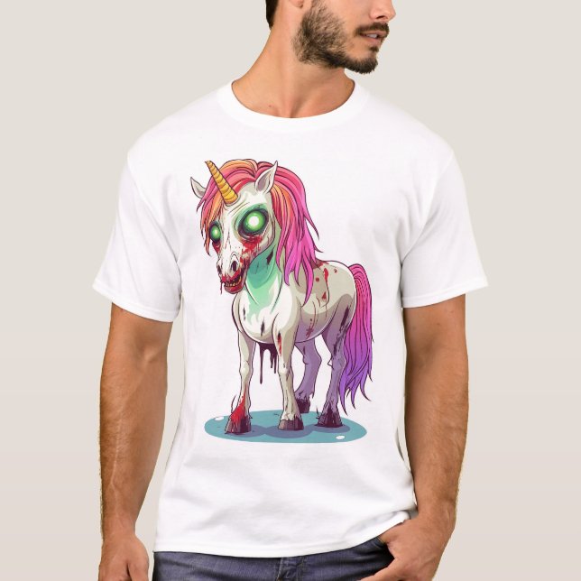 Zombie Unicorn T-Shirt (Front)