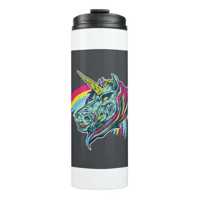 Zombie Unicorn Thermal Tumbler (Front)