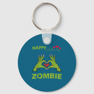 Zombie Valentine's Day Hand Shape A Heart Hallowee Key Ring
