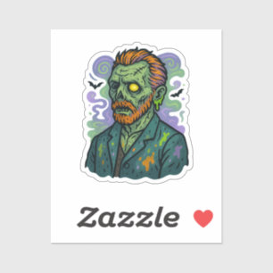Zombie Van Gogh – Cartoon Comic Parody