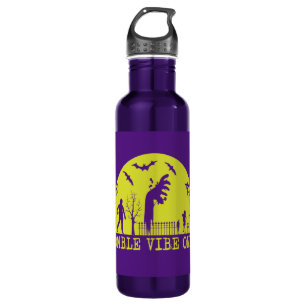 Zombie Vibes Only   710 Ml Water Bottle