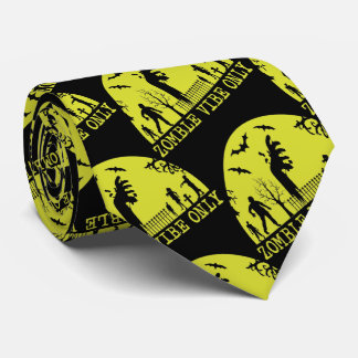 Zombie Vibes Only Tie