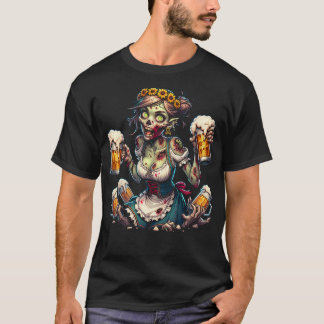 Zombie Waitress Dirndl T-Shirt