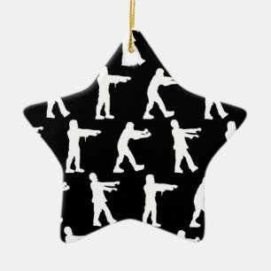 Zombie Walk Ceramic Tree Decoration
