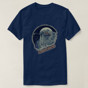 Zombie Walrus Original-Retro Distressed Look T-Shirt