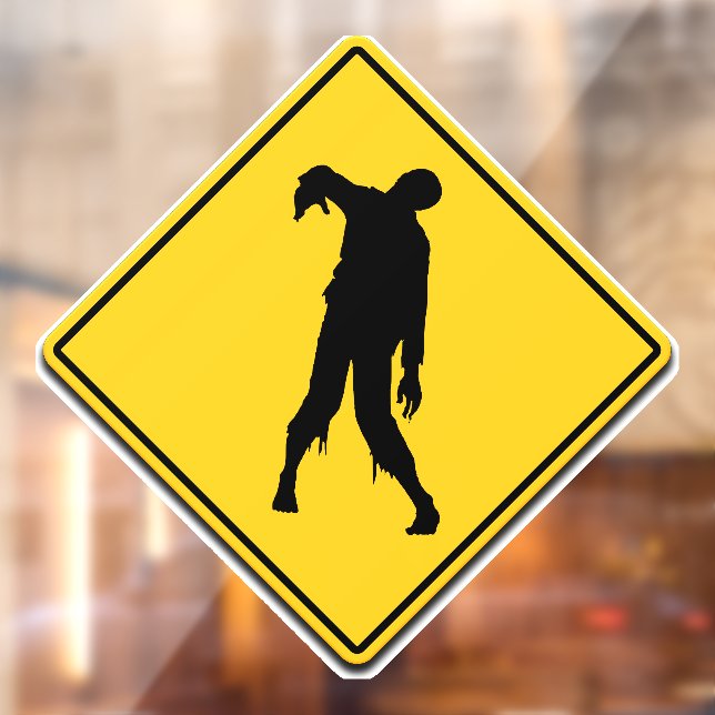 Zombie Warning Halloween (Sheet 2)