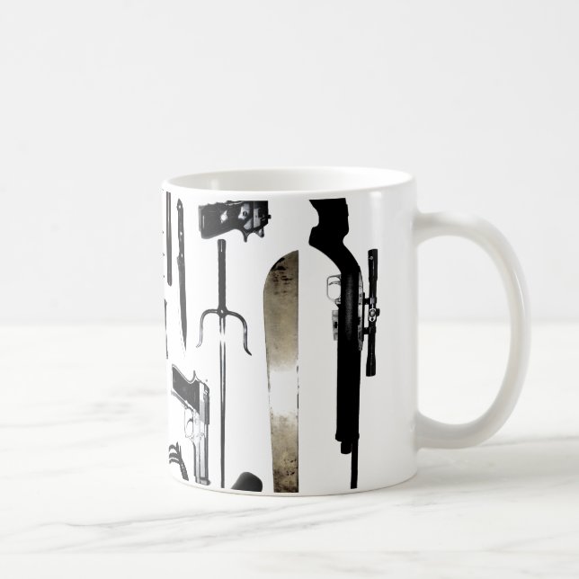 Zombie Weapons Coffee Mug (Right)