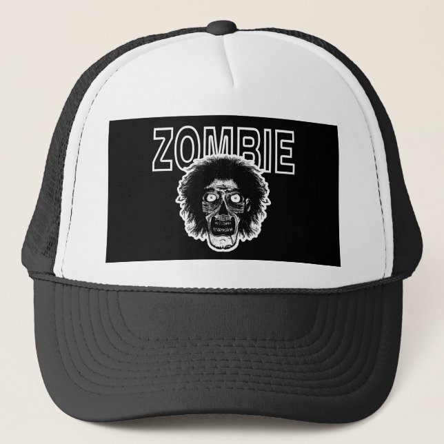 ZOMBIE with Head Trucker Hat (Front)
