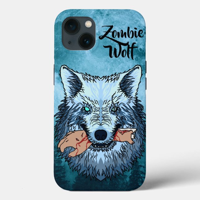 Zombie Wolf Case-Mate iPhone Case (Back)