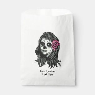 Zombie Woman custom text favour bags