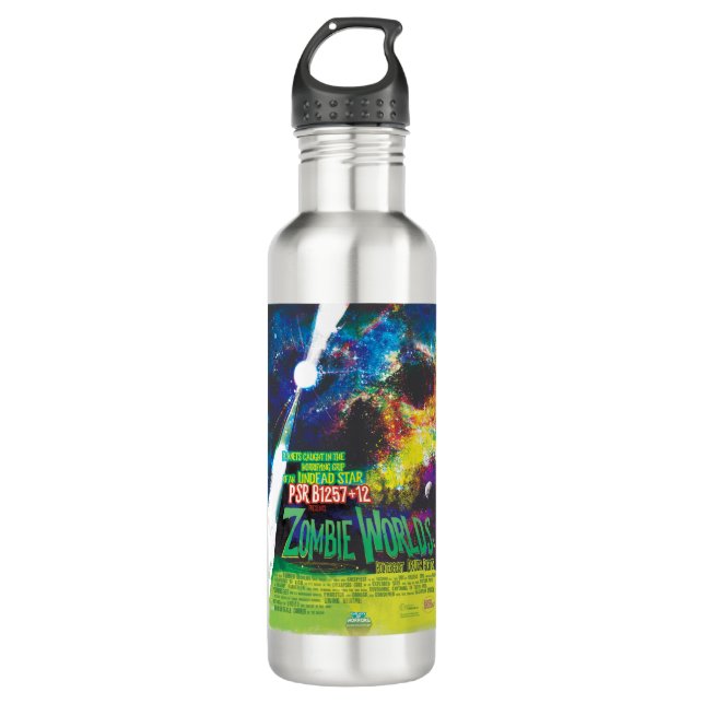 Zombie Worlds Halloween Galaxy of Horrors 710 Ml Water Bottle (Front)