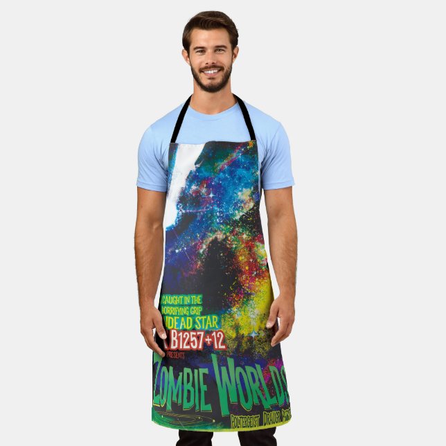 Zombie Worlds Halloween Galaxy of Horrors Apron (Worn)