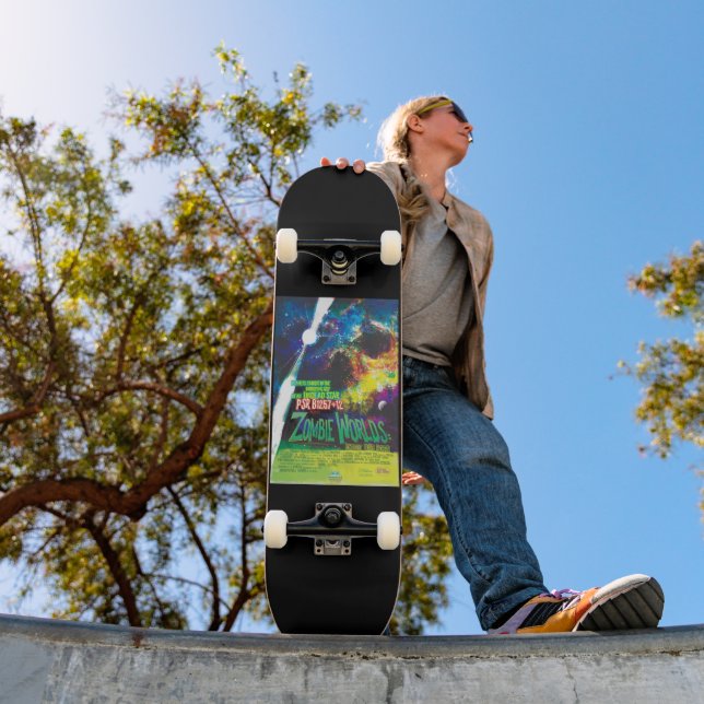 Zombie Worlds Halloween Galaxy of Horrors Skateboard (Outdoor 1)